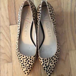 Sole Society Cheetah Heels